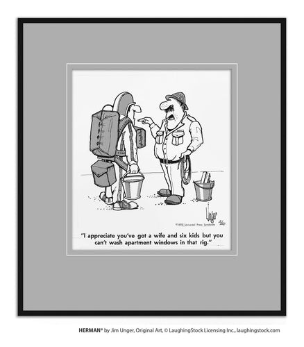 I appreciate you’ve got a wife and six kids but you can’t wash apartment windows in that rig.