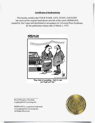 They think of everything… that’s in case you forget your key.