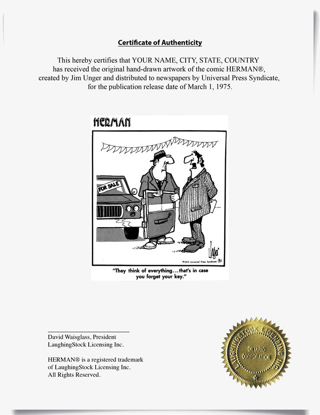 They think of everything… that’s in case you forget your key.