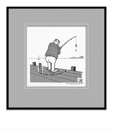 NO CAPTION, fish sawing around fisherman on deck