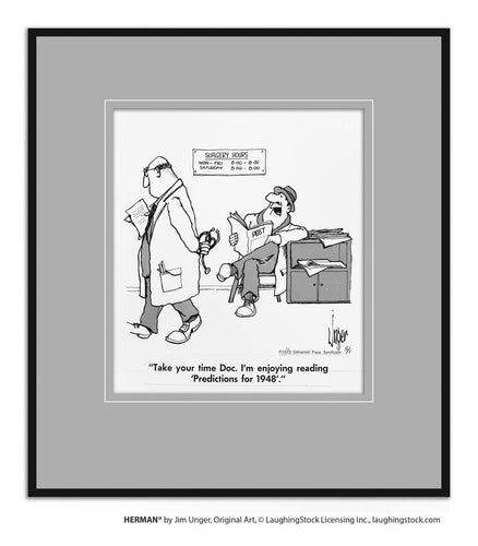 Take your time Doc. I’m enjoying reading ‘Predictions for 1948.’