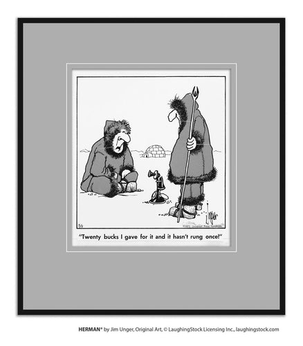 Twenty bucks I gave for it and it hasn’t rung once!