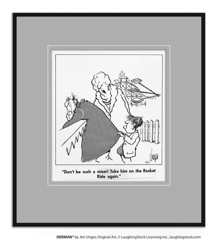 Don’t be such a miser! Take him on the Rocket Ride again.