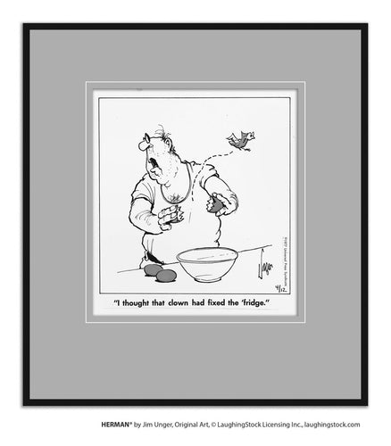 I thought that clown had fixed the ‘fridge.