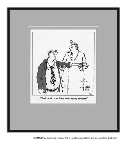 That must have been one heavy suitcase!