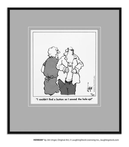 I couldn’t find a button so I sewed the hole up!