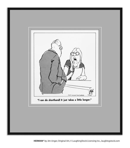 I can do shorthand! It just takes a little longer.