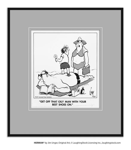 GET OFF THAT OILY MAN WITH YOUR BEST SHOES ON.