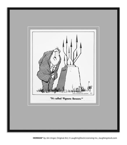 It’s called ‘Pigeons Beware.’