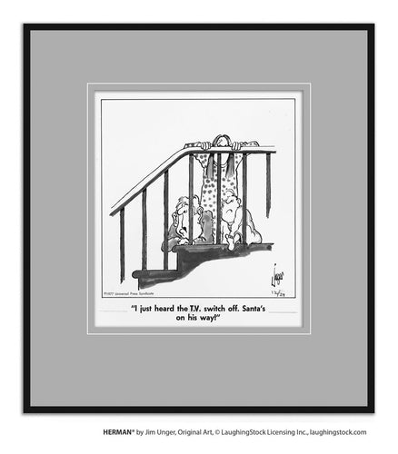 I just heard the TV switch off. Santa's on his way!