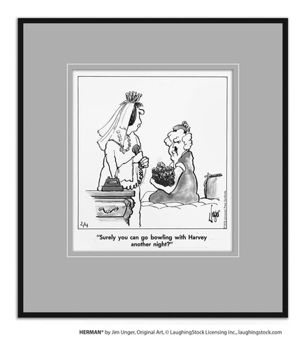 Surely you can go bowling with Harvey another night?