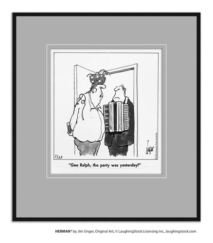 Gee Ralph, the party was yesterday!