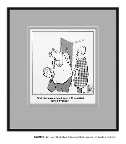 Did you make a blind date with someone named Yvonne?