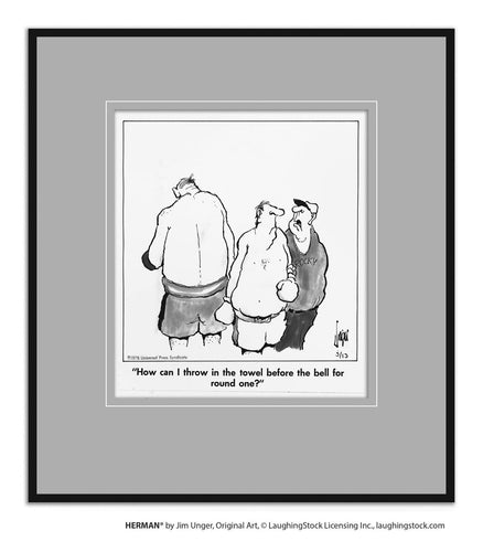 How can I throw in the towel before the bell for round one?