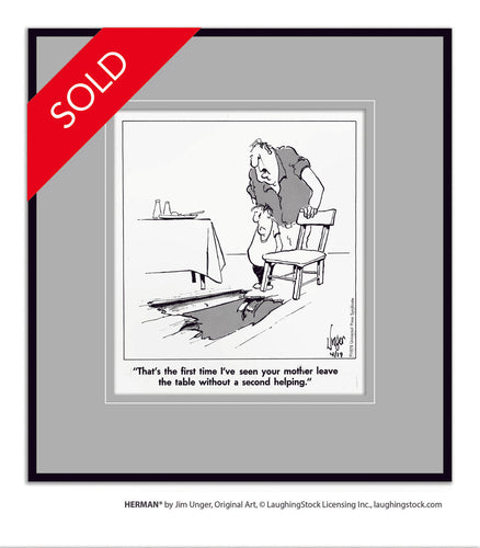 That’s the first time I’ve seen your mother leave the table without a second helping.