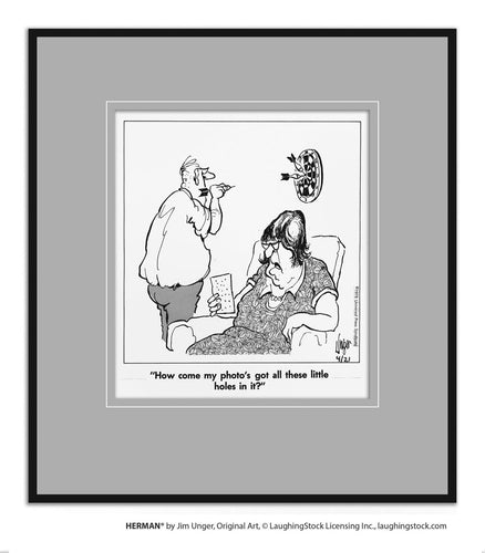 How come my photo’s got all these little holes in it?