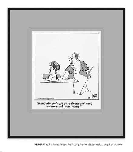 Mom, why don’t you get a divorce and marry someone with more money?