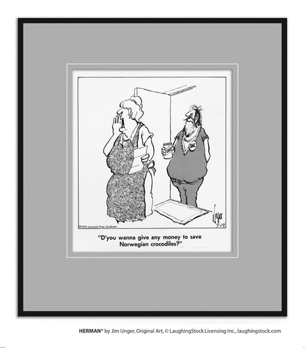 D’you wanna give any money to save Norwegian crocodiles?