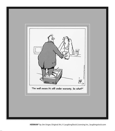 I’m well aware it’s still under warranty. So what?