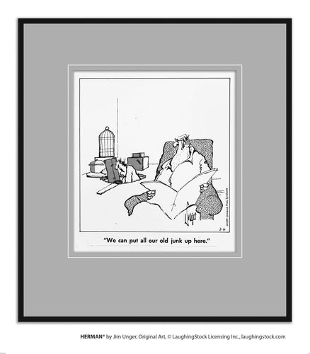 We can put all our old junk up here.