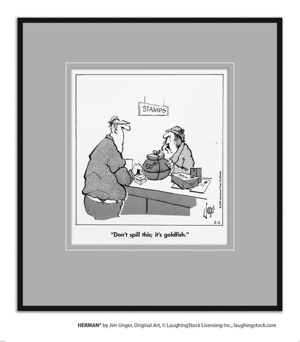 Don’t spill this; it’s goldfish.