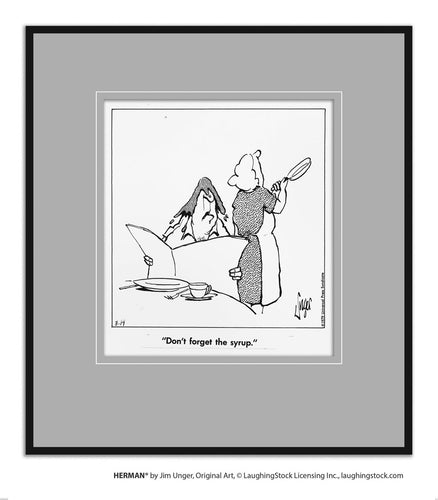 Don’t forget the syrup.