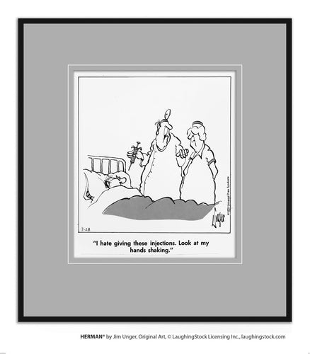 I hate giving these injections. Look at my hands shaking.