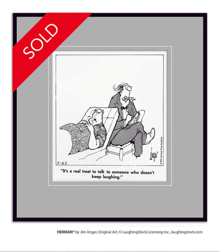 It’s a real treat to talk to someone who doesn’t keep laughing.