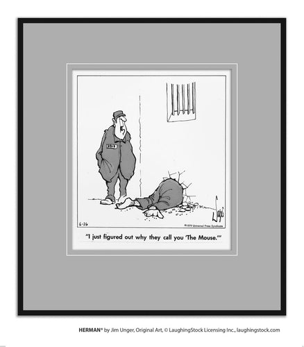 I just figured out why they call you ‘The Mouse.’