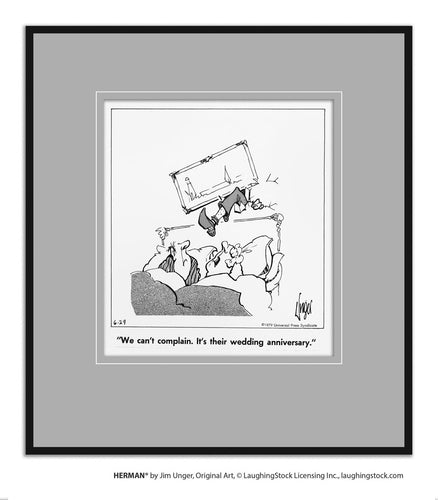 We can’t complain. It’s their wedding anniversary.