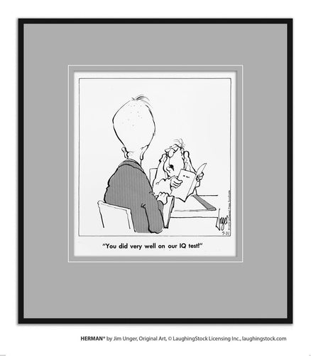 You did very well on our IQ test!