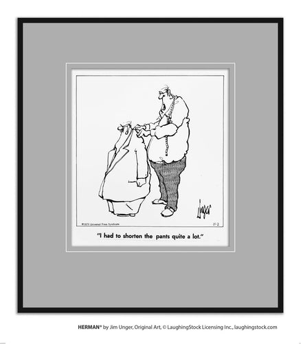 I had to shorten the pants quite a lot.