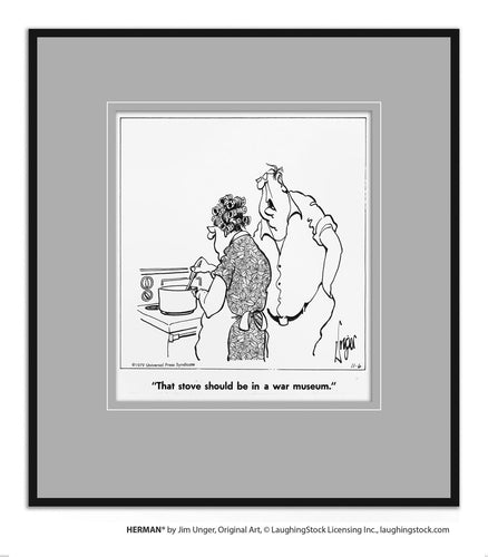 That stove should be in a war museum.