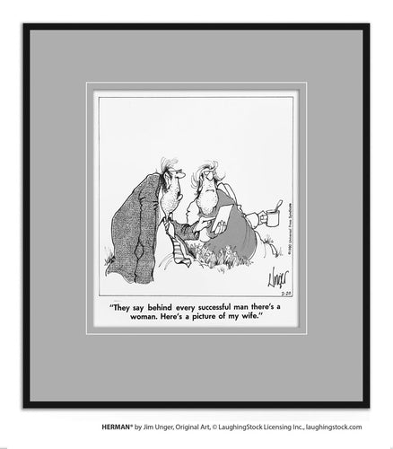 They say behind every successful man there’s a woman. Here’s a picture of my wife.