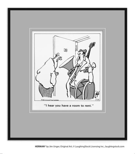 I hear you have a room to rent.