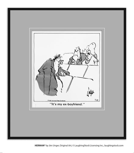 It’s my ex-boyfriend.