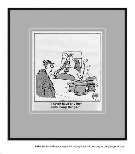 I never have any luck with living things.