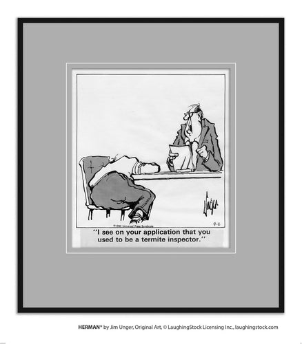 I see on your applicaton that you used to be a termite inspector.