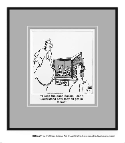 I keep the door locked. I can’t understand how they all got in there!