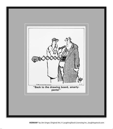 Back to the drawing board, smarty-pants!