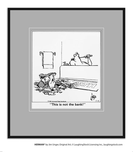 This is not the bank!