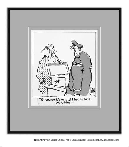 Of course it’s empty! I had to hide everything.