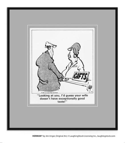 Looking at you, I’d guess your wife doesn’t have exceptionally good taste!