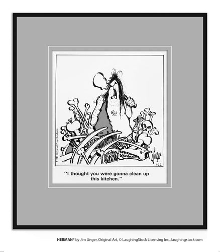 I thought you were gonna clean up this kitchen.