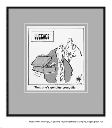 That one’s genuine crocodile!