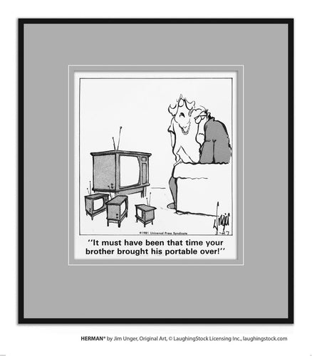 It must have been that time your brother brought his portable over!