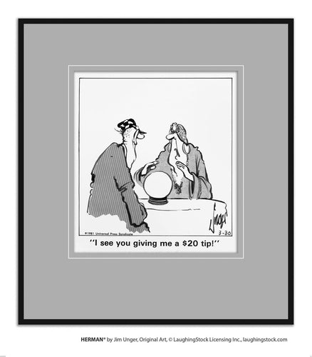 I see you giving me a $20 tip!