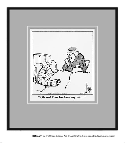 Oh no! I’ve broken my nail.