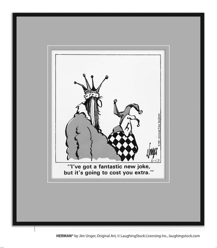 I’ve got a fantastic new joke, but it’s going to cost you extra.