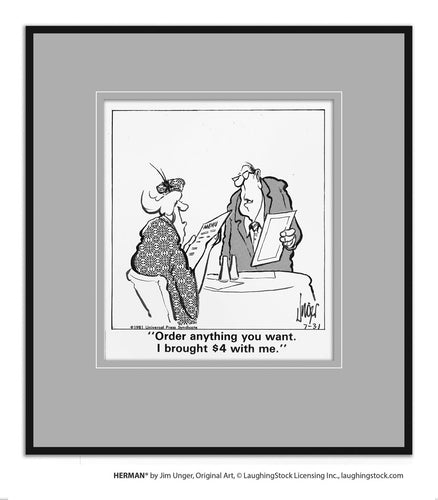 Order anything you want. I brought $4 with me.